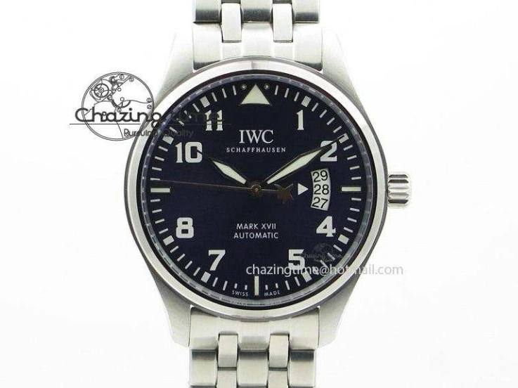 MIROTIME 0423 Mark XVI 1:1 Best Edition MK Maker SS Black Dial A2892 On Black Leather Strap Chic 7371